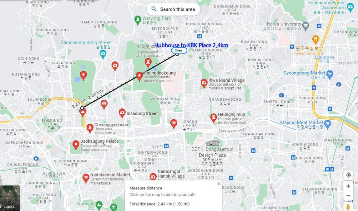 Hub House Livingtel Vandrerhjem Seoul Eksteriør bilde